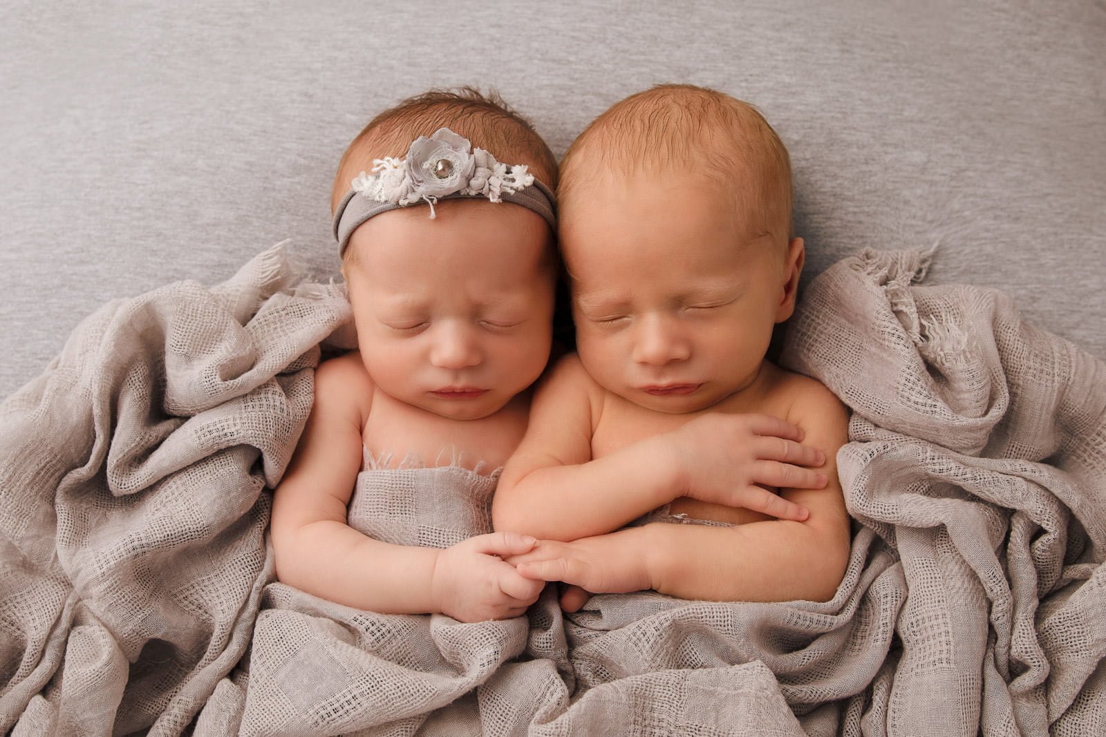 Adorable Newborn Rainbow Twins 10