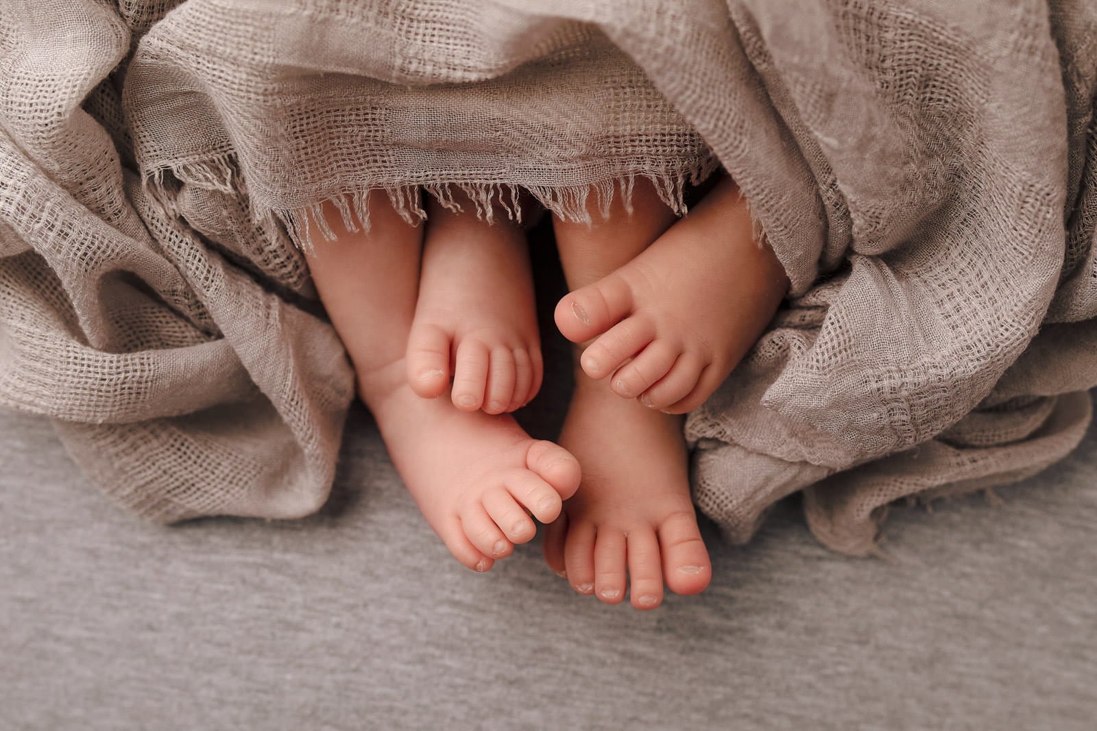 Adorable Newborn Rainbow Twins 9