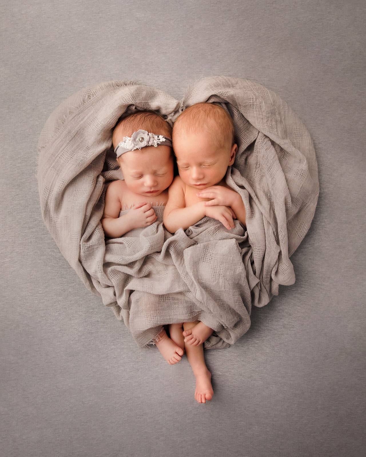 Adorable Newborn Rainbow Twins 1