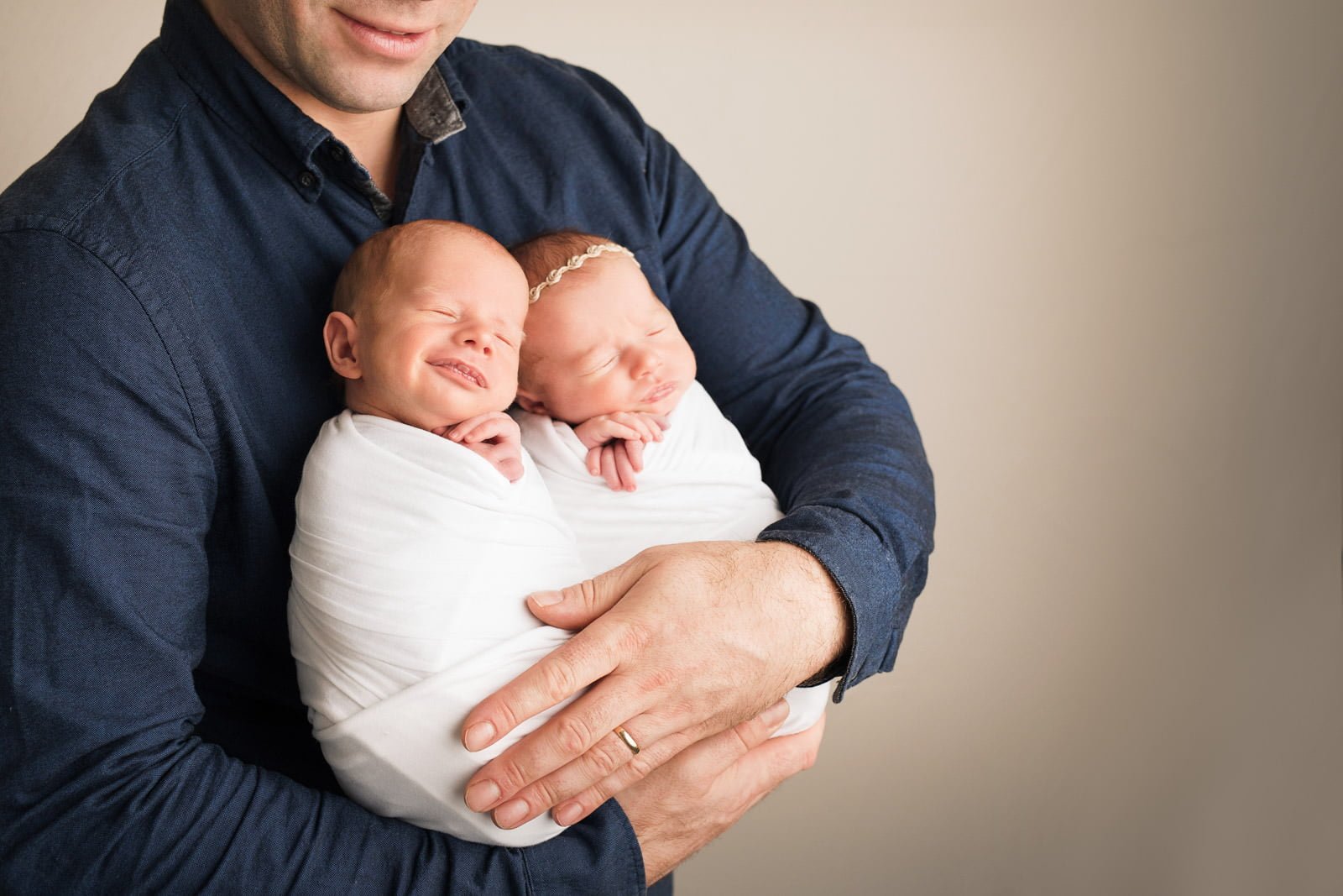 Adorable Newborn Rainbow Twins 12